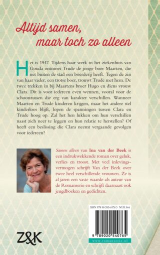 Samen alleen - achterkant