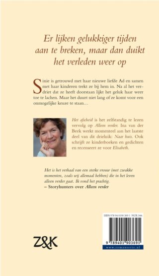 Het afscheid - achterkant