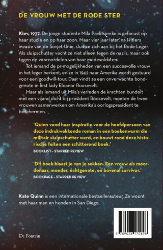 De vrouw met de rode ster - achterkant