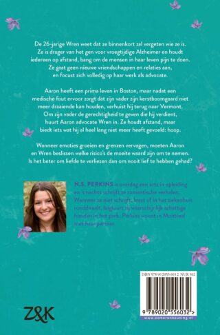 Als ik je vergeet - achterkant