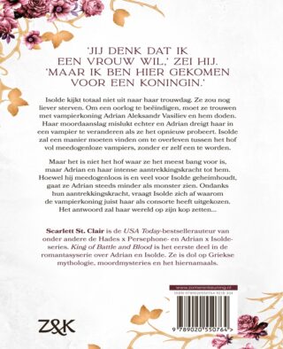 King of battle and blood - achterkant