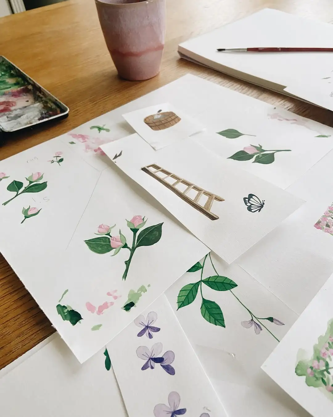 Bloemen voor de cover voor het boek van Karin Quint