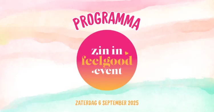 Programma Zin in feelgood-event 2025