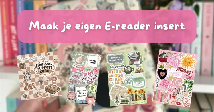Cosy bezigheid: Maak je eigen e-reader insert!