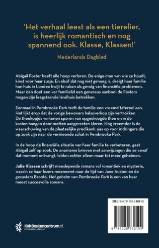 Het geheim van Pembrooke Park - achterkant