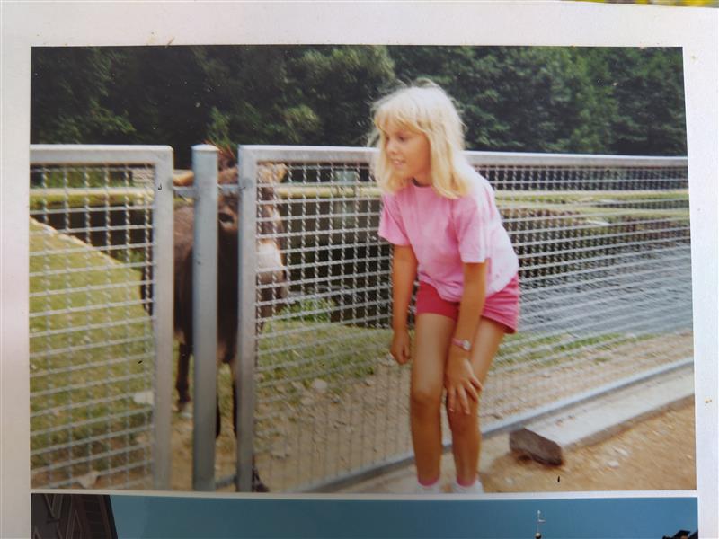 Eva Fransen als kind