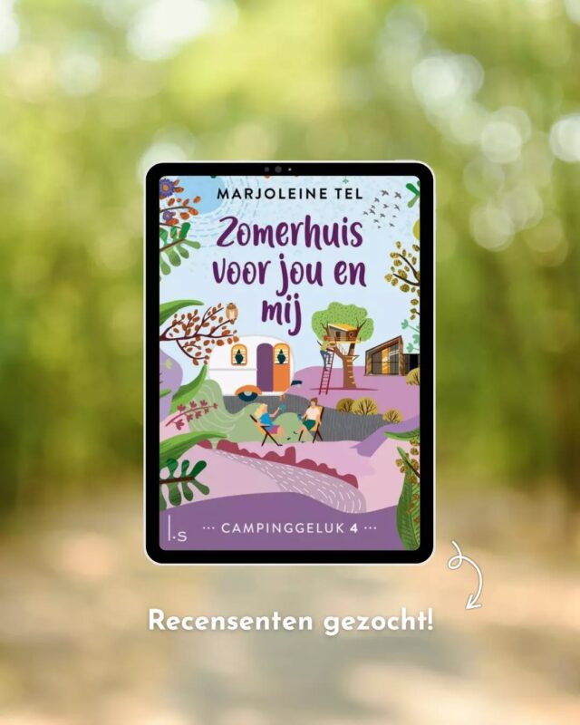 Voor het vierde en laatste deel van de Campinggeluk-serie van Marjoleine Tel zijn we op zoek naar enthousiaste recensenten! 'Zomerhuis voor jou en mij' is vanaf 22 mei te lezen. 🏕️ 

💜 Waar gaat het boek over?
Luxe vakantievilla’s, op hún camping de Zandrand? Martin en Linda kunnen het niet geloven. Halsoverkop keren ze terug naar Nederland en laten hun buitenlandavontuur achter zich. Bij aankomst blijken de kampeerders in alle staten door het herstructureringsplan van Martins broer Richard. De vaste gasten vrezen hun geliefde plek te verliezen, terwijl andere kampeerders bang zijn dat de saamhorige sfeer verdwijnt.

Wil jij kans maken op van de 15 e-bookexemplaren en voldoe je aan onderstaande voorwaarden? Meld je dan aan via de comments!

🌳 Je hebt een openbaar (bookstagram)account
🌳 Lezen op een e-reader is geen probleem
🌳 Je plaatst jouw recensie voor 12 juni op o.a. Hebban, Goodreads en je socialmediakanalen.

Uitgekozen recensenten ontvangen maandag 19 mei bericht van ons.

#zininfeelgood #marjoleinetel #campinggeluk #feelgood #zininfeelgoodboeken #samenlezen #lezenisleuk #zininlezen #camping #zomerhuis