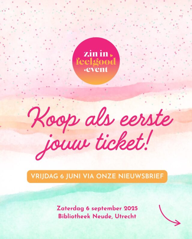 📣❤️ Het is zover! De kaartverkoop voor het leukste feelgoodevent van het jaar gaat bijna van start. Het Zin in feelgood-event vindt plaats op zaterdag 6 september 2025 in de prachtige bibliotheek op de Neude in Utrecht.

De eerste early bird kaarten verkopen we via onze nieuwsbrief, schrijf je dus snel nog even in en zorg dat je 6 juni klaar zit om jouw ticket(s) te bemachtigen!

Wat kun je verwachten op het event? Zoveel leuks!

♥︎ Meet & greet jouw favoriete auteurs
♥︎ Bezoek onze feelgoodmarkt
♥︎ Shop de leukste bookish goodies
♥︎ Internationale auteurs
♥︎ Panelgesprekken met auteurs
♥︎ Workshops & leuke DIY’s
♥︎ Exclusieve Zin in feelgood-goodiebag
♥︎ En nog veel meer....

Ga naar de link in onze bio (of zoek ‘m even op in de stories) en schrijf je in!

#event #zininfeelgoodevent #6september #benjijerbij #tickets #utrecht #zininfeelgood #hetleukstefeelgoodeventvanditjaar
@bibliotheekutrecht