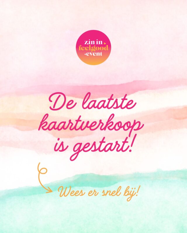 📣 De laatste kaartverkoop is gestart! Op zaterdag 6 september organiseren wij het leukste feelgoodevent van het jaar samen met @bibliotheekutrecht. Dit wil je niet missen! Koop je kaartjes de link in onze stories ❤️

#zininfeelgoodevent #zininfeelgood #feelgood #zininfeelgoodboeken #samenlezen #lezenisleuk #galezen #zininlezen