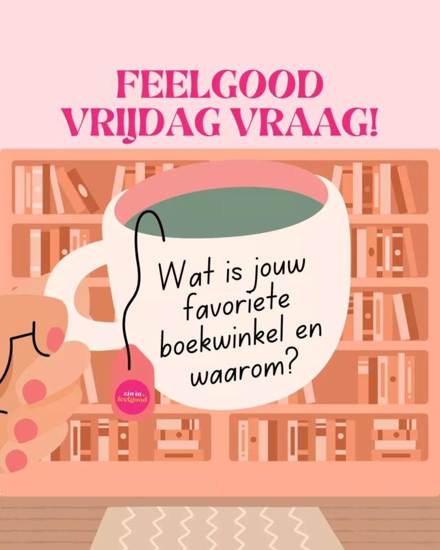 Feelgood vrijdag-vraag 💬💖

Wat is jouw favoriete boekwinkel en waarom? Dit zijn de favoriete boekwinkels van het ZIF-team:
📘 Esters favoriet is @librisvoorhoeve in Hilversum
📗 De favoriet van Joyce is @boekhandel.veenendaal in Amersfoort
📕 Frances' favoriet is @vanderveldeindebroeren in Zwolle
📙 De favoriet van Michelle en Jyoti is @donner_rotterdam in Rotterdam
📘 Sannes favoriet is @gianottenmutsaers in Tilburg

Laat ons jouw antwoord weten in de comments en tag de boekwinkel! 💌

#zininfeelgood #zininfeelgoodboeken #feelgoodboek #feelgoodboeken #feelgoodbook #lezen #lezenisleuk #boekentips #leestips #bookstagram #feelgoodfriday #feelgoodfridayvraag