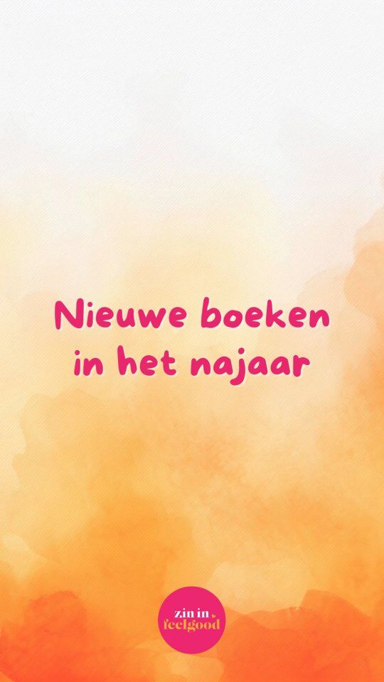 Terwijl we nog heerlijk kunnen genieten van het lekkere weer kunnen wij stiekem al niet wachten op het najaar… Waarom? Er komen weer zóveel superleuke boeken aan en we willen er alvast een paar met jullie delen! 🍁🌻 

Dus pak je TBR erbij en zet jouw favoriete boeken erop! PS: dit is natuurlijk niet alles, binnenkort volgt deel 2! 💕

Naar welke boeken kijk jij het meest uit? 🥰

#zininfeelgood #feelgood #zininfeelgoodboeken #najaarsboeken #samenlezen #lezenisleuk #omnaaruittekijken #nieuweboeken #nieuw
